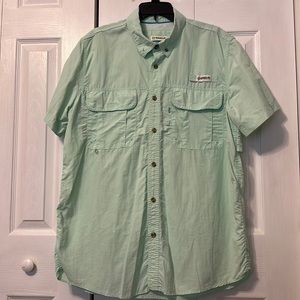 Magellan Outdoors Angler Fit Men’s Button Down Shirt, Size large